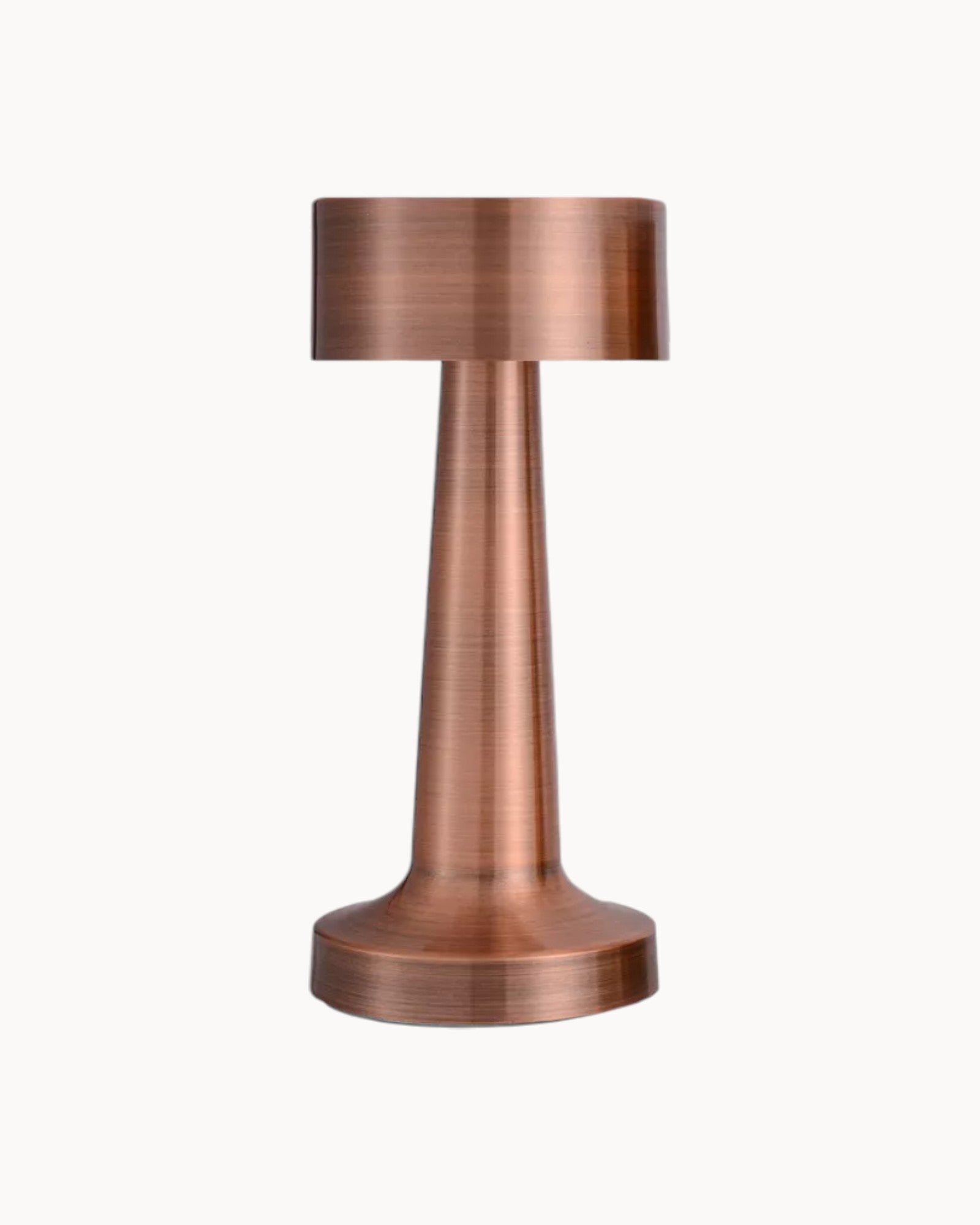 Elegant Dimbar Bordslampa i Gyllene Rostfritt Stål – Liten Trådlös LED-lampa för Modern Inredning 4
