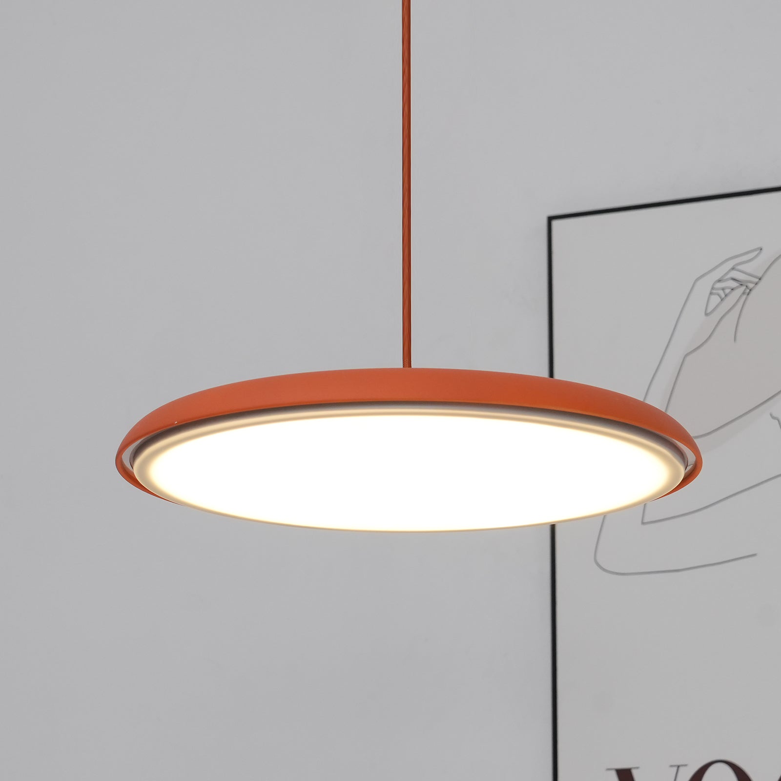 Hänglampa Macaron – Modern LED Belysning för Matsal, Justerbar Höjd, Flera Färger och Storlekar 8
