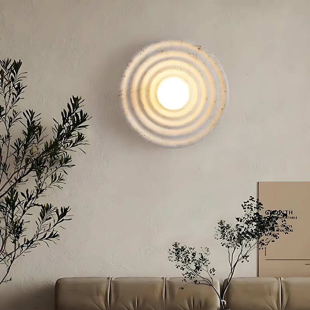 Japandi Väggljus med LED-belysning för Mjuk och Varm Atmosfär – Enkel Installation och Neutral Design 5
