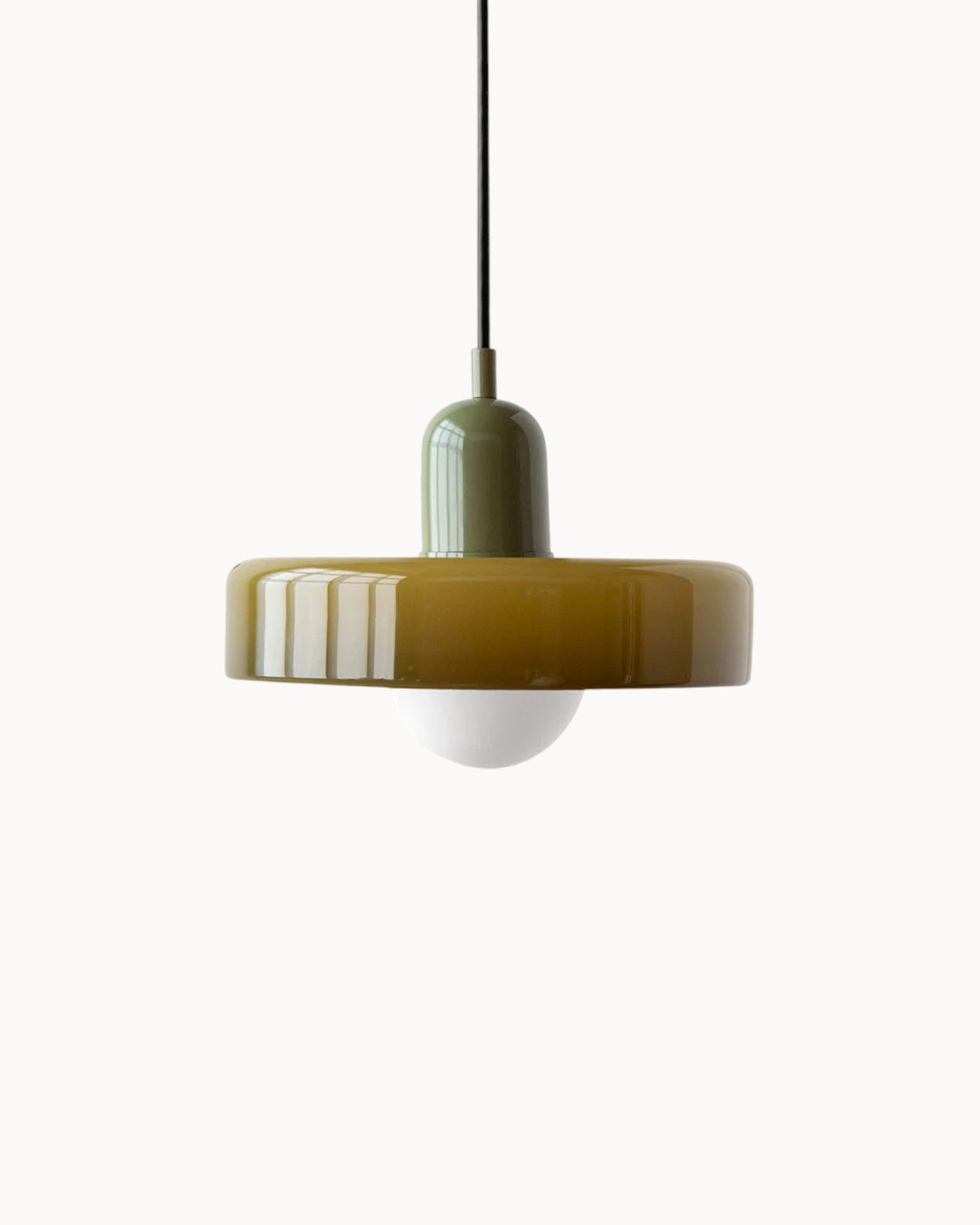 Justerbar Pendellampa i Glas med Varm LED-belysning – Elegant Design för Matsal och Kaféer 5