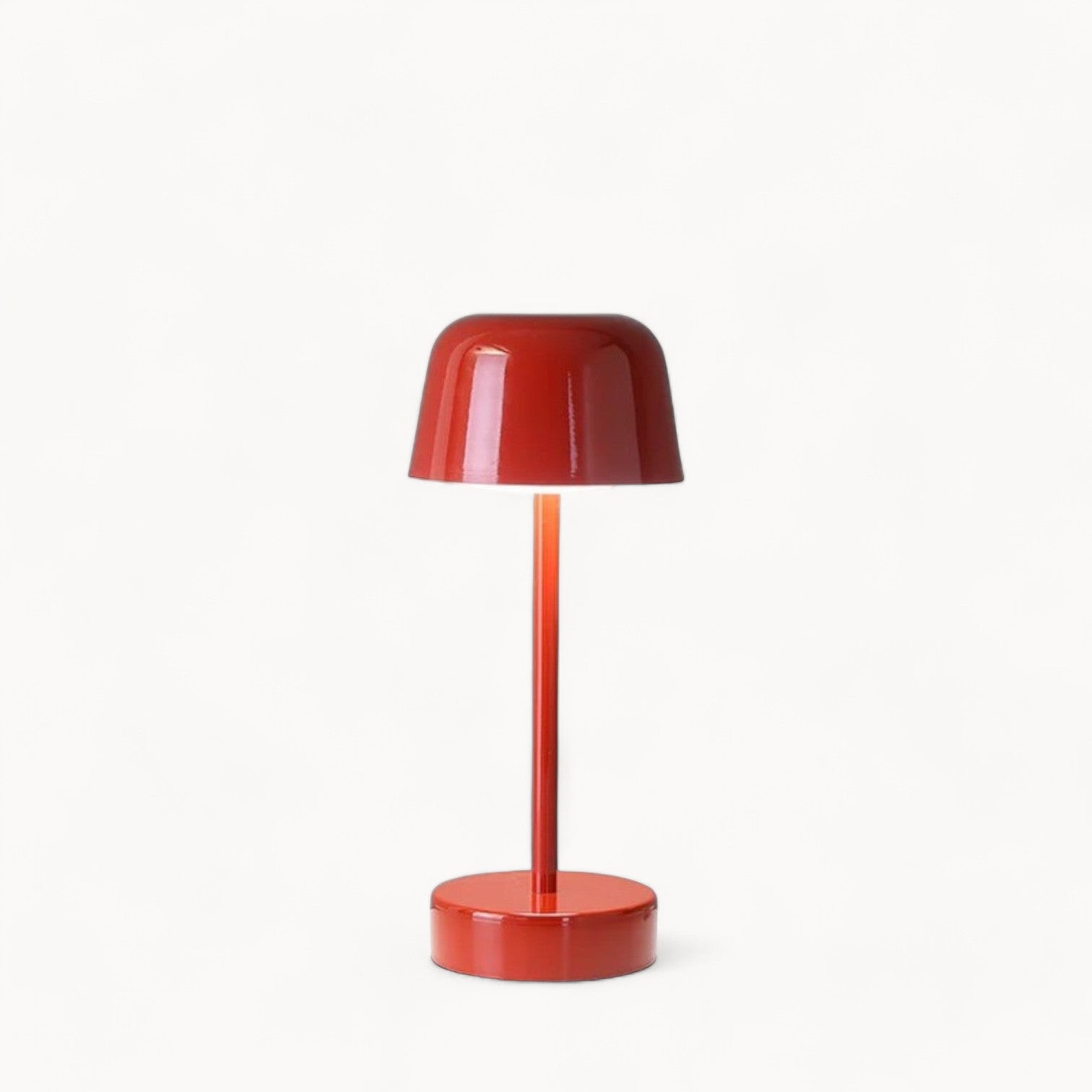 Bärbar Bordslampa med Justerbar Glöd – Uppladdningsbar och Energieffektiv Batteridriven Bordslampa 12 cm Diameter 1
