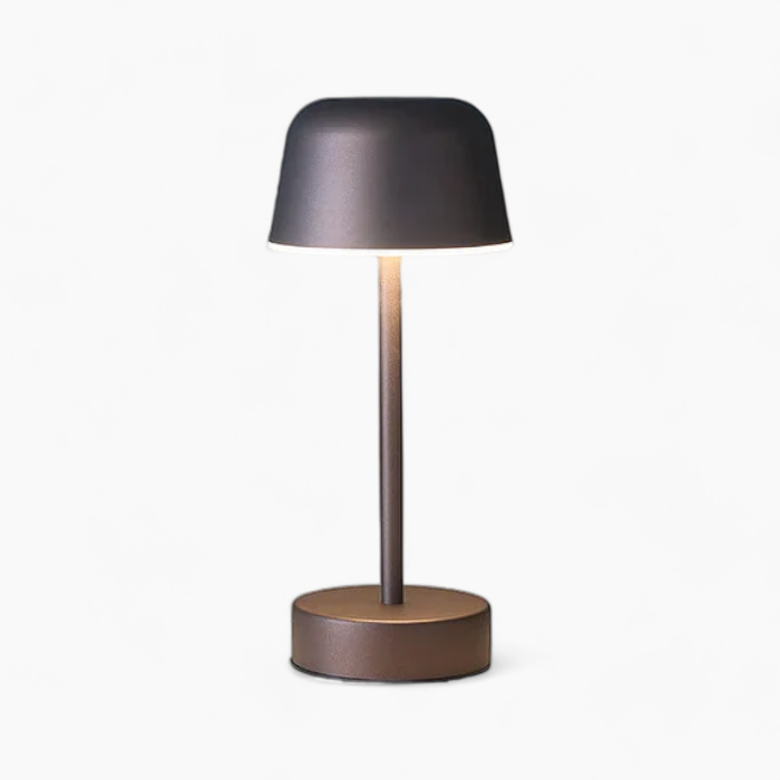 Bärbar Bordslampa med Justerbar Glöd – Uppladdningsbar och Energieffektiv Batteridriven Bordslampa 12 cm Diameter 10