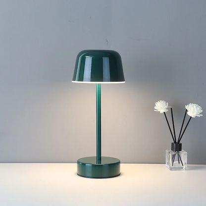 Bärbar Bordslampa med Justerbar Glöd – Uppladdningsbar och Energieffektiv Batteridriven Bordslampa 12 cm Diameter 7