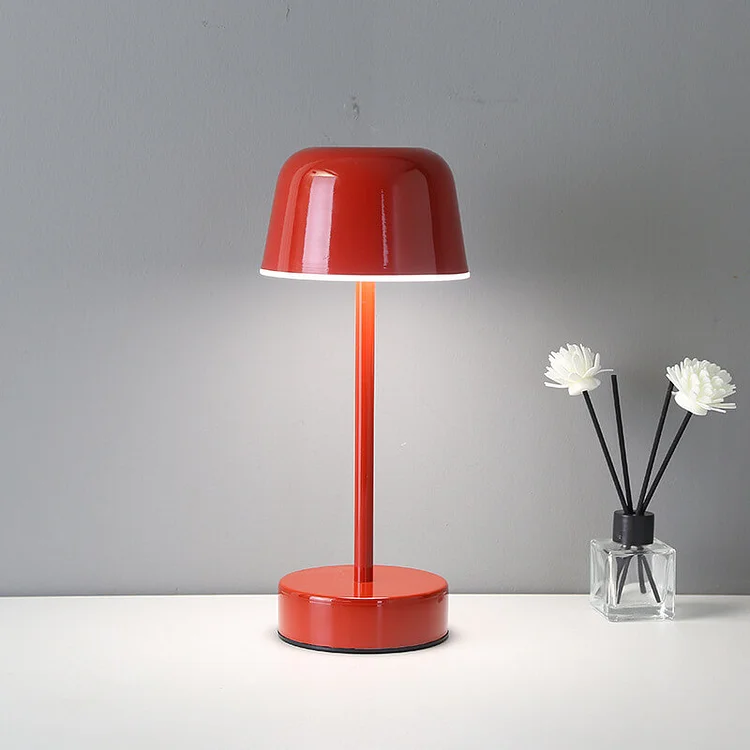 Bärbar Bordslampa med Justerbar Glöd – Uppladdningsbar och Energieffektiv Batteridriven Bordslampa 12 cm Diameter 8