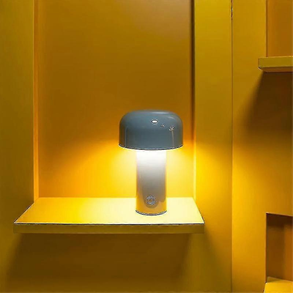 Bordslampa Batteri med Trådlös Funktion och Svampdesign – Liten och Bärbar Bordslampa för Mysiga Hörn 2