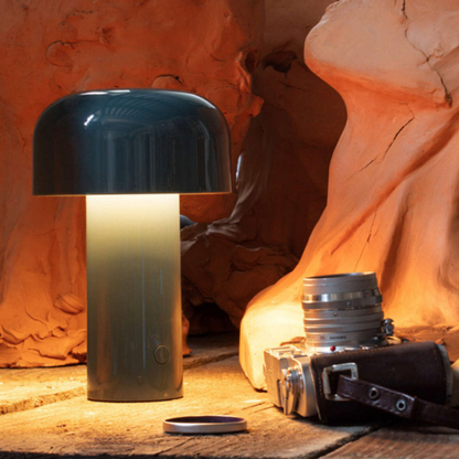 Bordslampa Batteri med Trådlös Funktion och Svampdesign – Liten och Bärbar Bordslampa för Mysiga Hörn 3