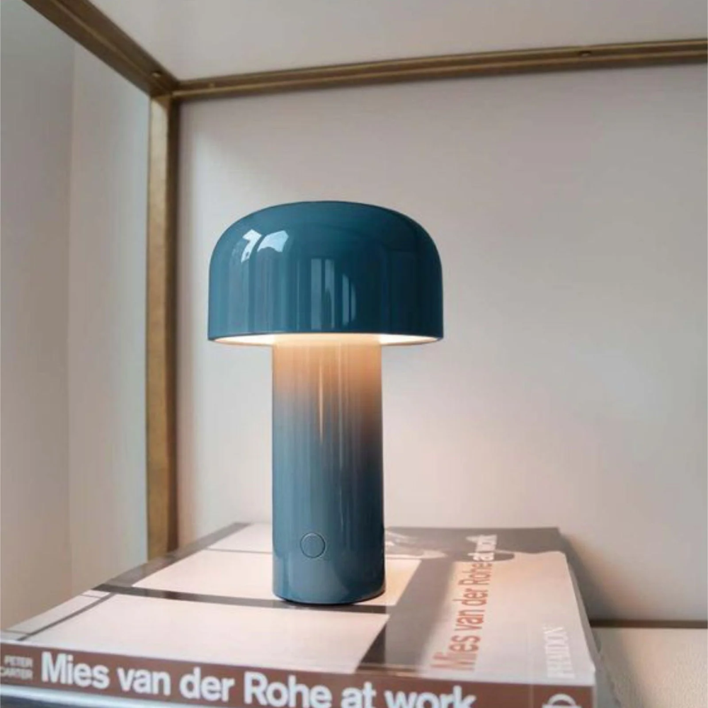Bordslampa Batteri med Trådlös Funktion och Svampdesign – Liten och Bärbar Bordslampa för Mysiga Hörn 4