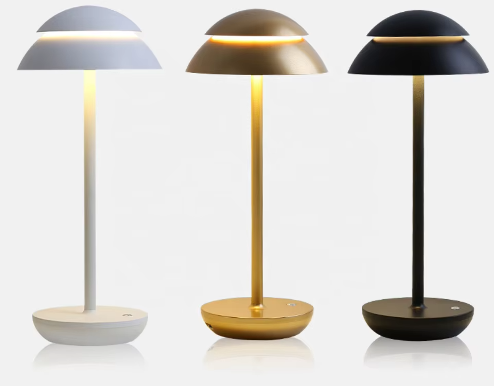 Bordslampa med Touch Control och Steglös Dimming – Batteridriven Elegant Varmvit Belysning 5