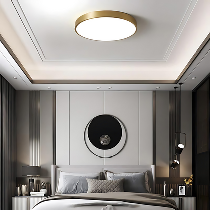 Dekorativ Taklampa i Svart och Guld med LED Belysning – Elegant Design för Vardagsrum och Sovrum 6