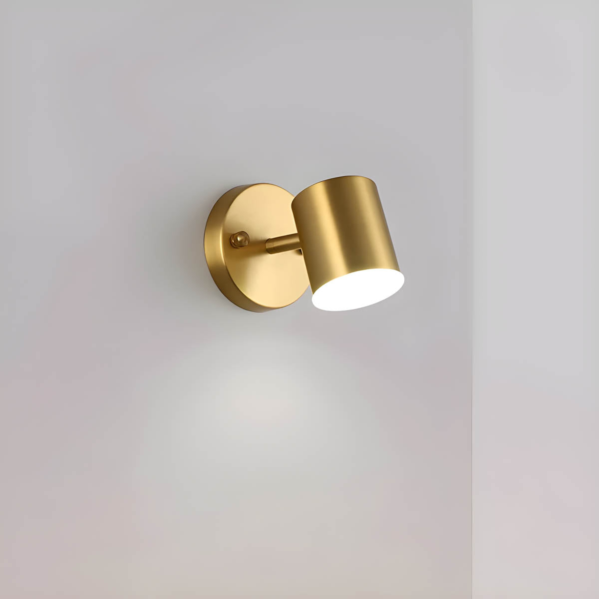Elegant Svart Vägglampa i Skandinavisk Design – Kompakt LED Sänglampa för Badrum och Inomhusbruk 3