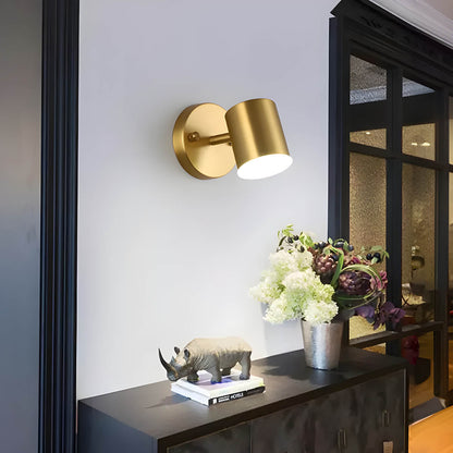 Elegant Svart Vägglampa i Skandinavisk Design – Kompakt LED Sänglampa för Badrum och Inomhusbruk 5