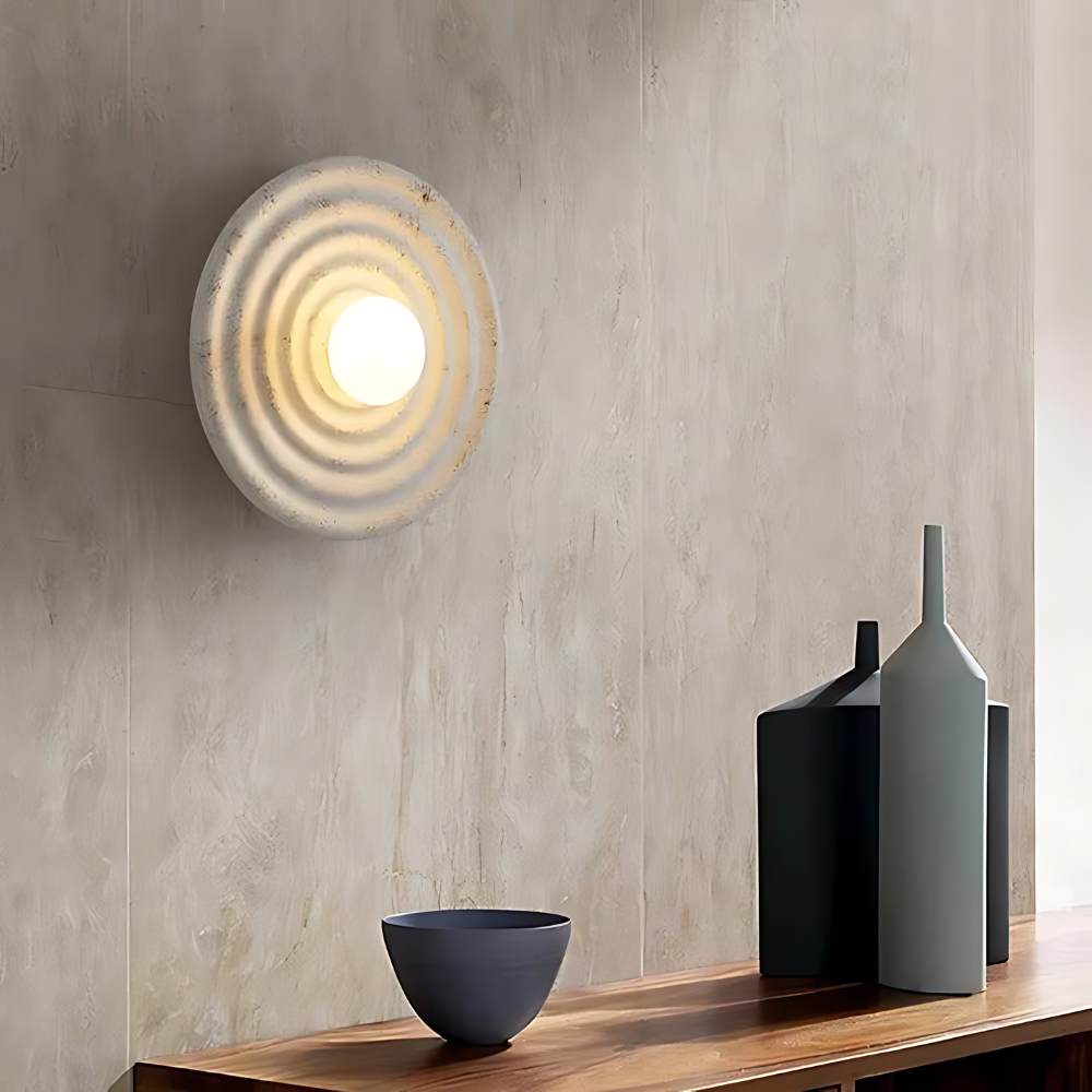 Japandi Väggljus med LED-belysning för Mjuk och Varm Atmosfär – Enkel Installation och Neutral Design 2