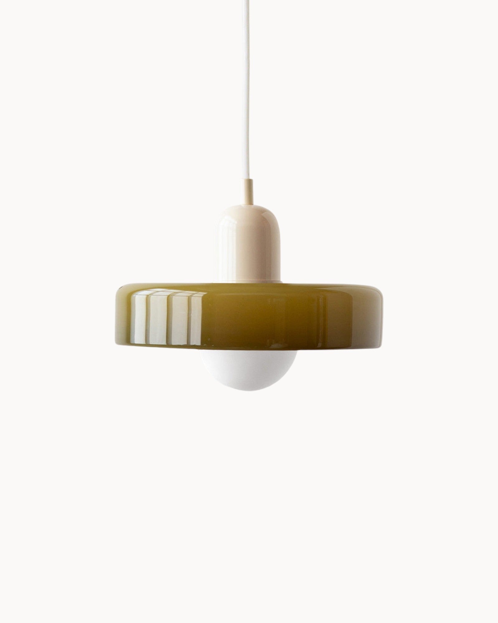 Justerbar Pendellampa i Glas med Varm LED-belysning – Elegant Design för Matsal och Kaféer 1