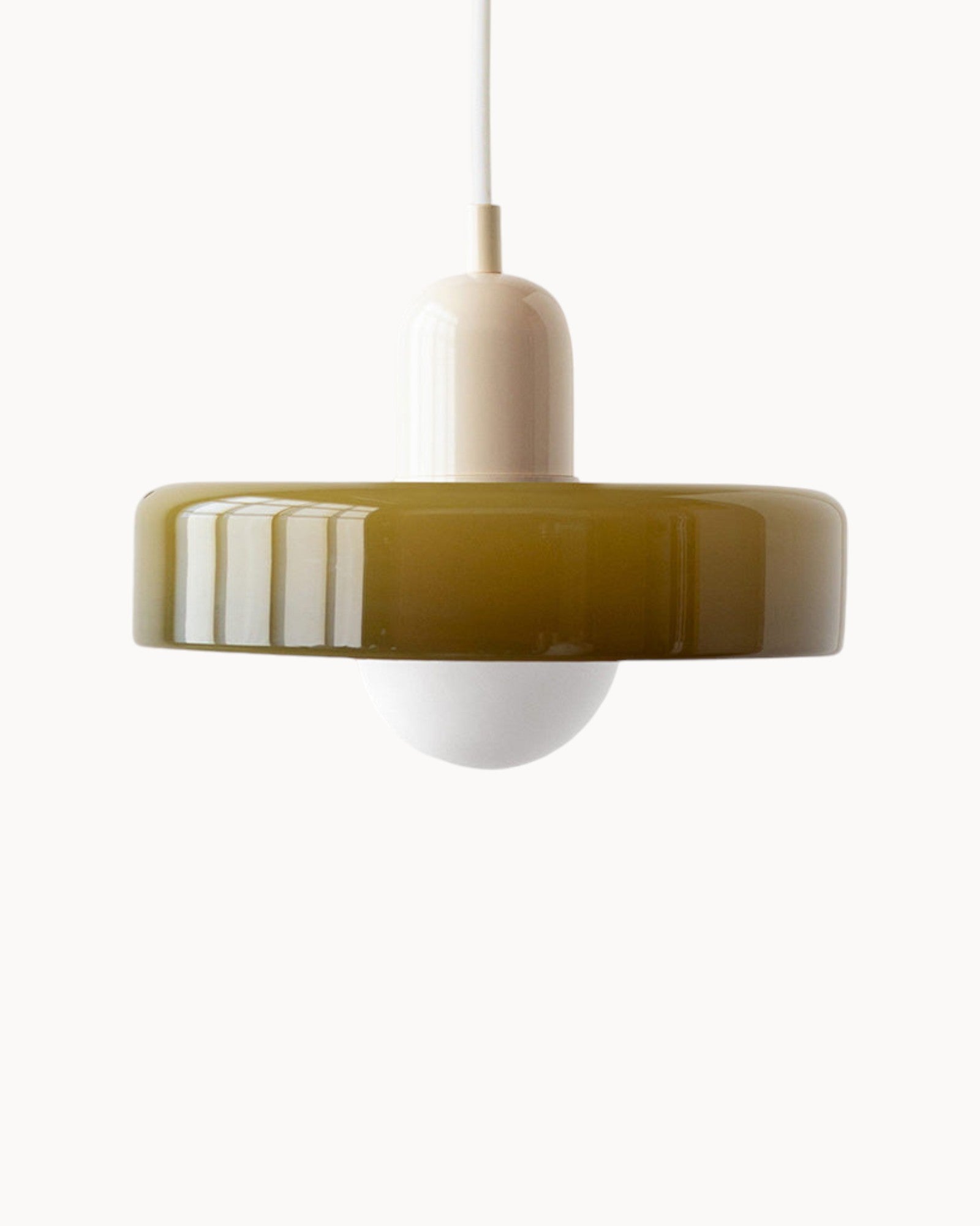 Justerbar Pendellampa i Glas med Varm LED-belysning – Elegant Design för Matsal och Kaféer 2