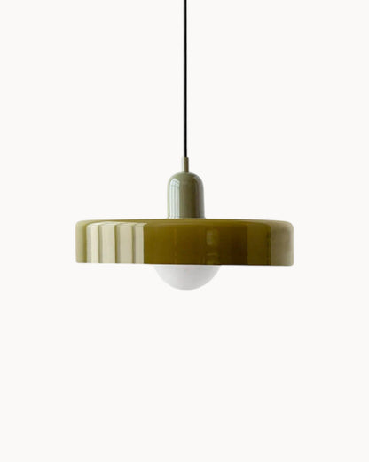 Justerbar Pendellampa i Glas med Varm LED-belysning – Elegant Design för Matsal och Kaféer 6
