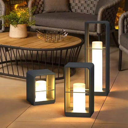 Solenergi Utomhuslampa med Modern Design – Väderbeständig och Energieffektiv Utebelysning för Terrasser och Trädgårdar 0