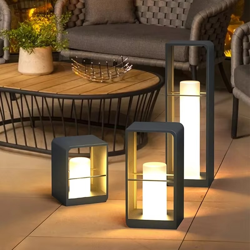 Solenergi Utomhuslampa med Modern Design – Väderbeständig och Energieffektiv Utebelysning för Terrasser och Trädgårdar 0