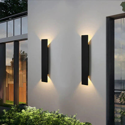 Utomhusvägglampa med LED, Väderbeständig och Energieffektiv – Modern Design för Trädgård och Terrass 1