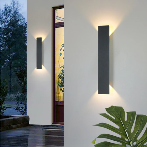 Utomhusvägglampa med LED, Väderbeständig och Energieffektiv – Modern Design för Trädgård och Terrass 3