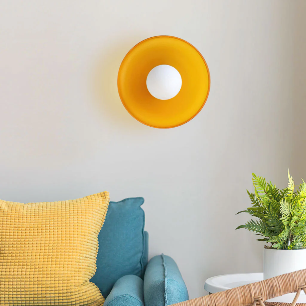 Vägglampa i Minimalistisk Design – Mångsidig Sänglampa Vägg eller Badrumslampa för Inomhusbruk i Olika Färger 4