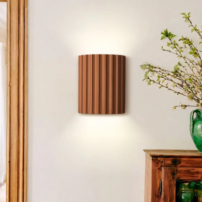 Vägglampa med Unik Vågform – Mjuk Varm Belysning för Vardagsrum och Korridorer, Vägglampor Inomhus 5